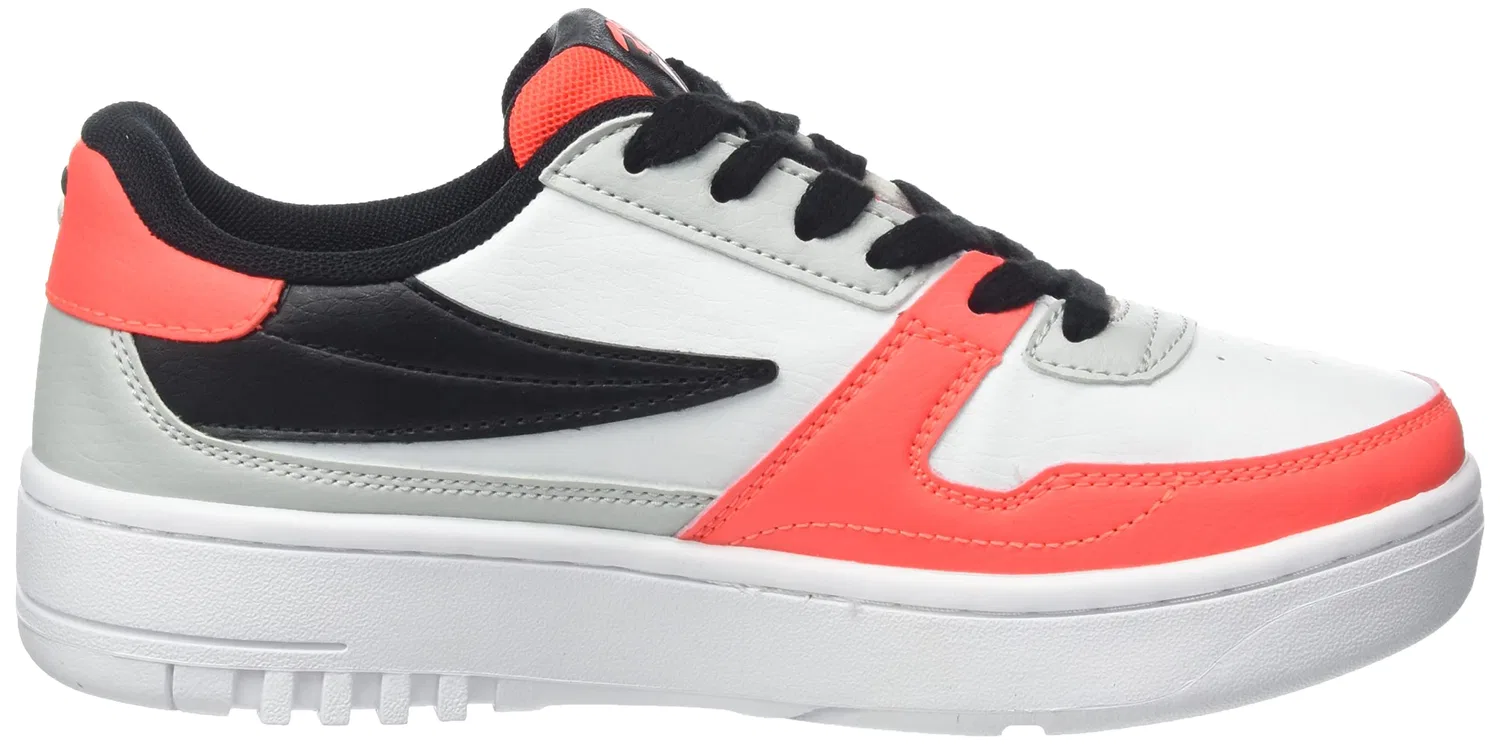 Детские кроссовки для мальчиков Fxventuno Teens Fila, Grey Gray Violet Fiery Coral — фото 4
