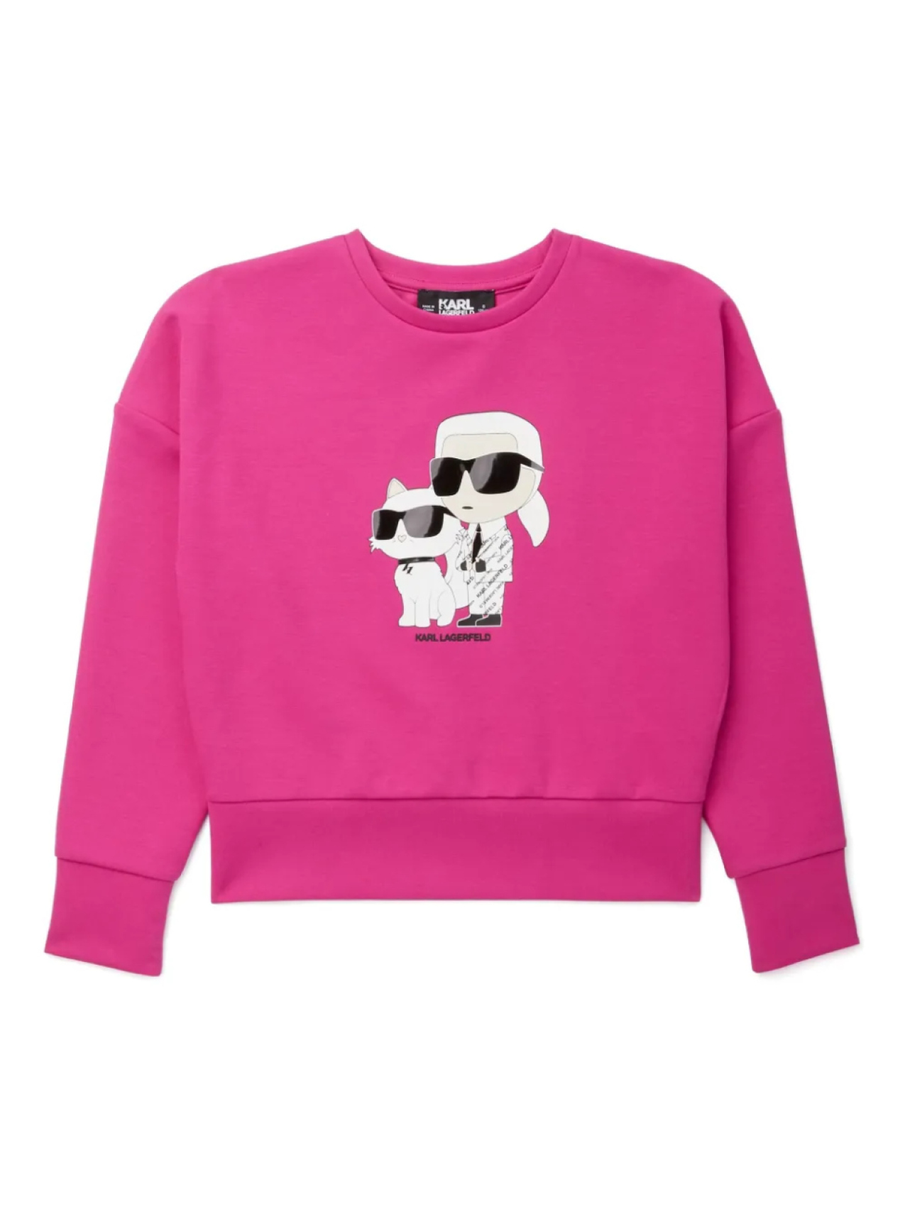 

Karl Lagerfeld Kids толстовка Ikonik Karl, розовый