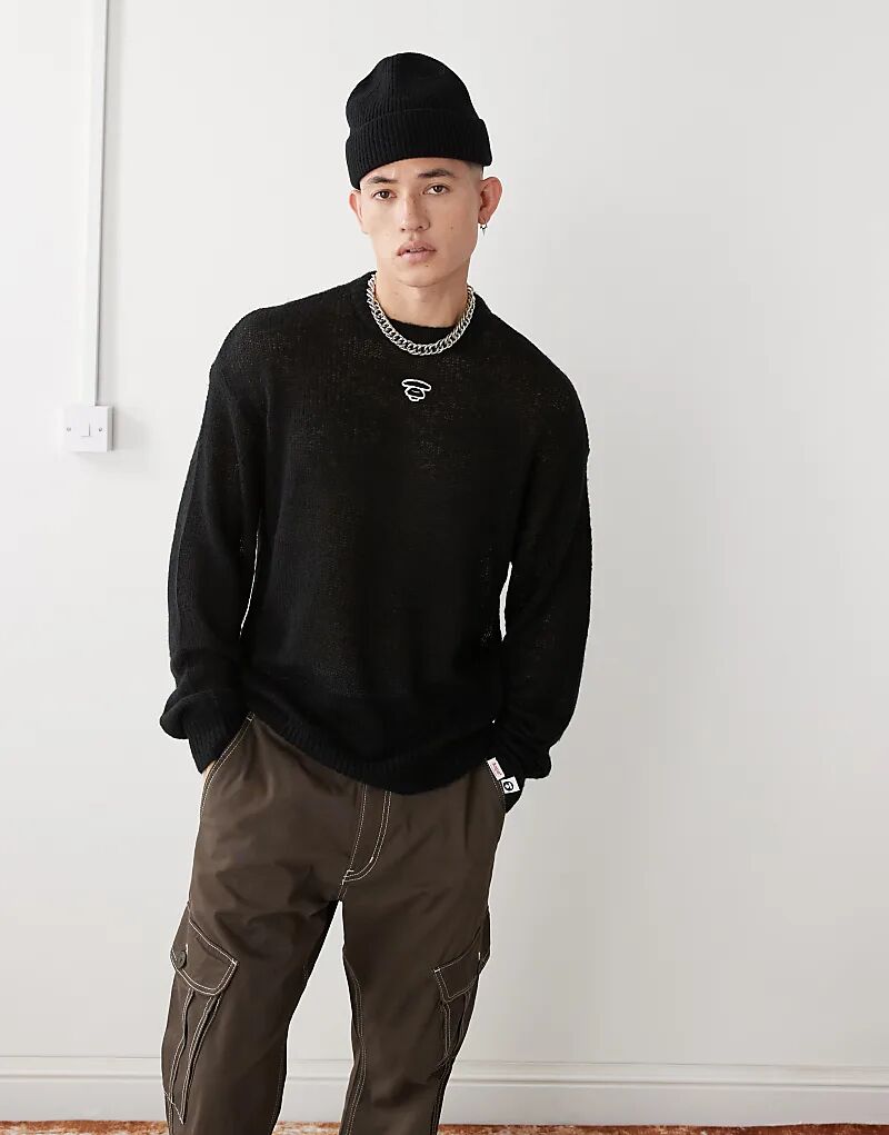 

Джемпер Aape By A Bathing Ape с принтом логотипа на спине черного цвета