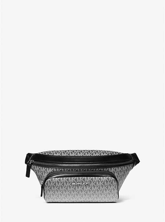 

Маленькая сумка-слинг Cooper с фирменным логотипом и эффектом омбре Michael Kors, черный
