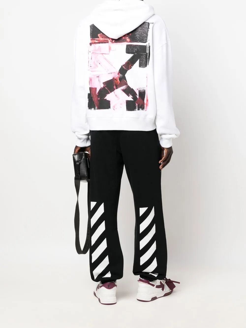 Спортивные брюки Diag Stripe с логотипом OFF-WHITE, черный — фото 2
