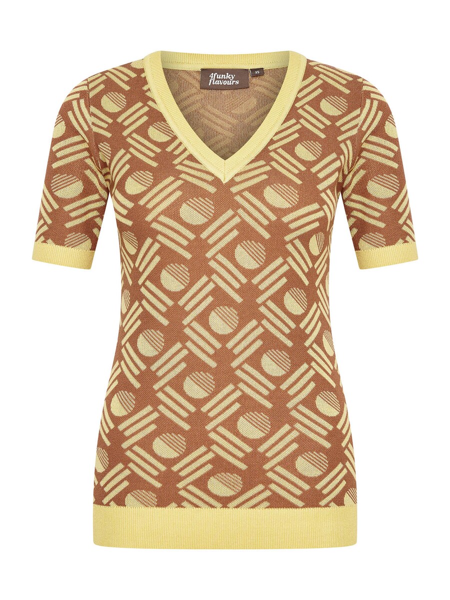 

Футболка 4funkyflavours Shirt Perfect Love Affair, цвет brown/ochre