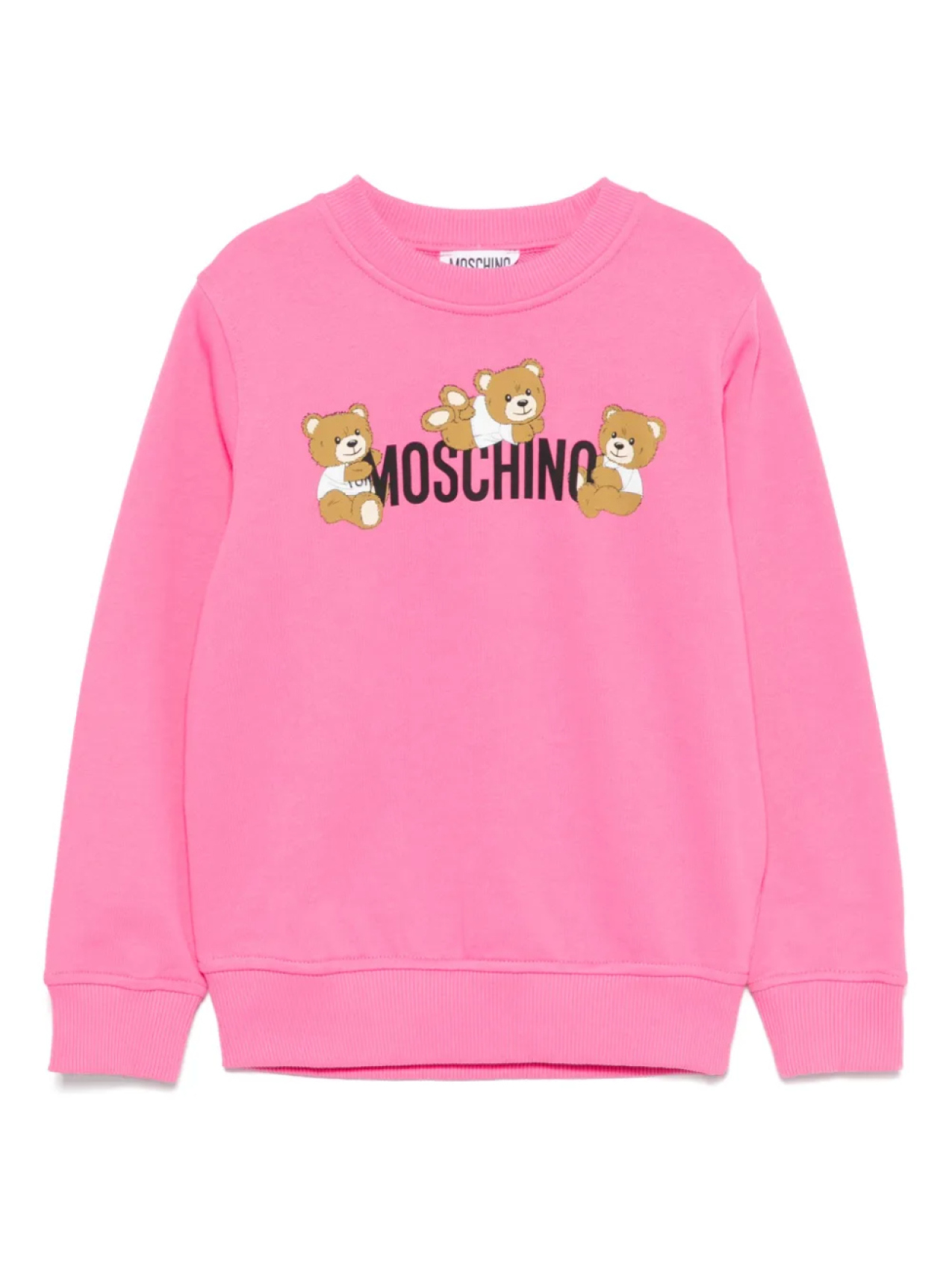 

Толстовка Moschino Kids Teddy Bear, розовый