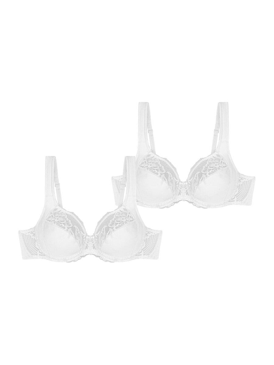 

Бюстгальтер на косточках TRIUMPH Bra Modern Lace+Cotton, белый