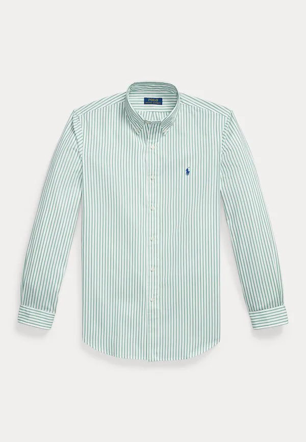 Рубашка из полосатого поплина, сшитая на заказ. Polo Ralph Lauren, White/Sea Foam — фото 4