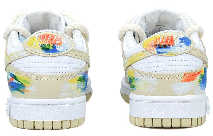 

Кроссовки Nike Dunk Skateboard Shoes Men Low-Top Rice / White / Blue / Orange / Yellow