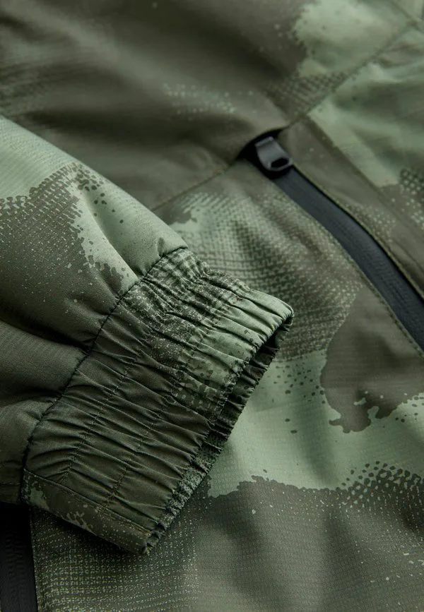 Водонепроницаемая куртка стандартного кроя Next, Green Camouflage — фото 3