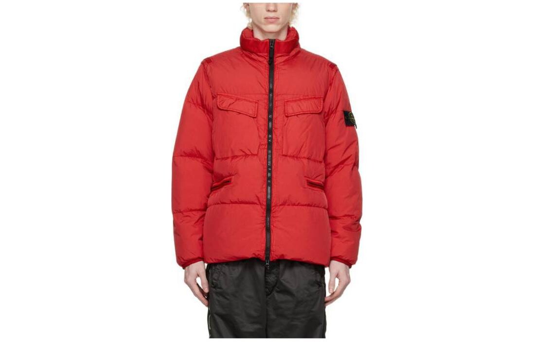 

Пуховик мужской Stone Island, красный
