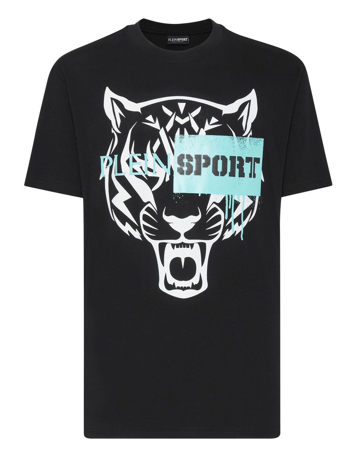 

Футболка с круглым вырезом SS Plein Sport, цвет Black / White