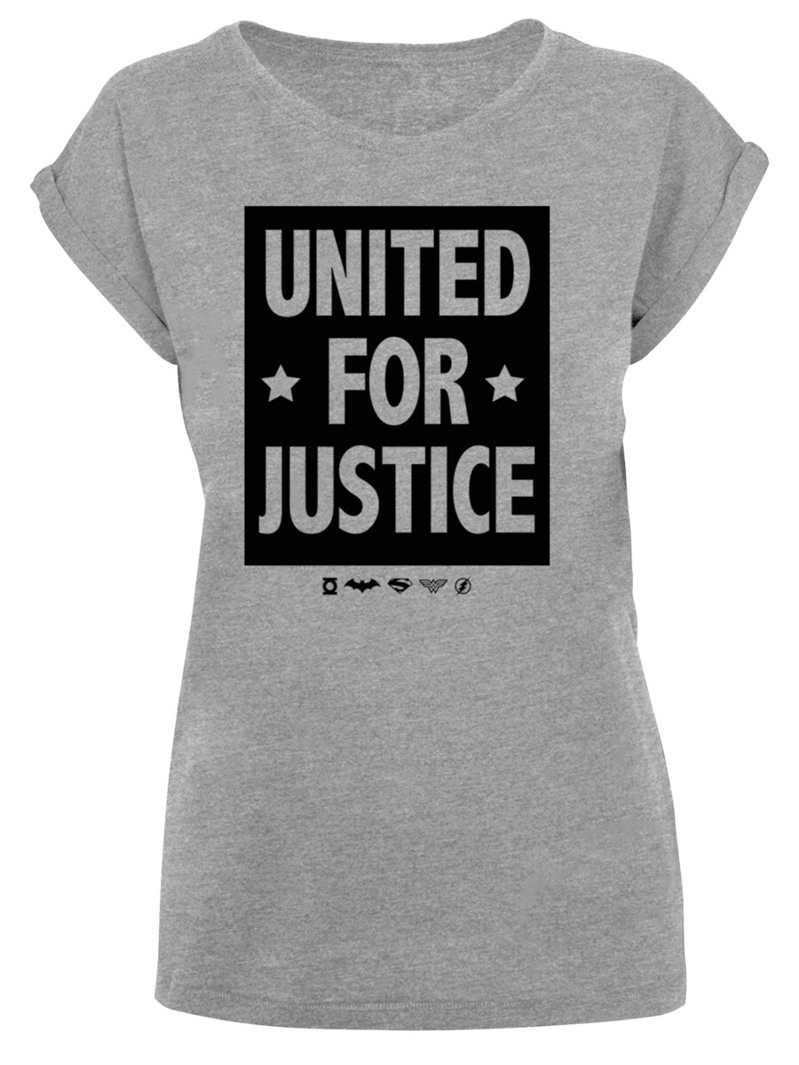 

Рубашка F4NT4STIC DC Comics Justice League United For Justice, пятнистый серый