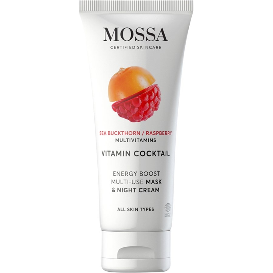 

Маска для лица Mossa Energy Boost Multi-Use mask&night cream, Vitamin Cocktail 60 ml