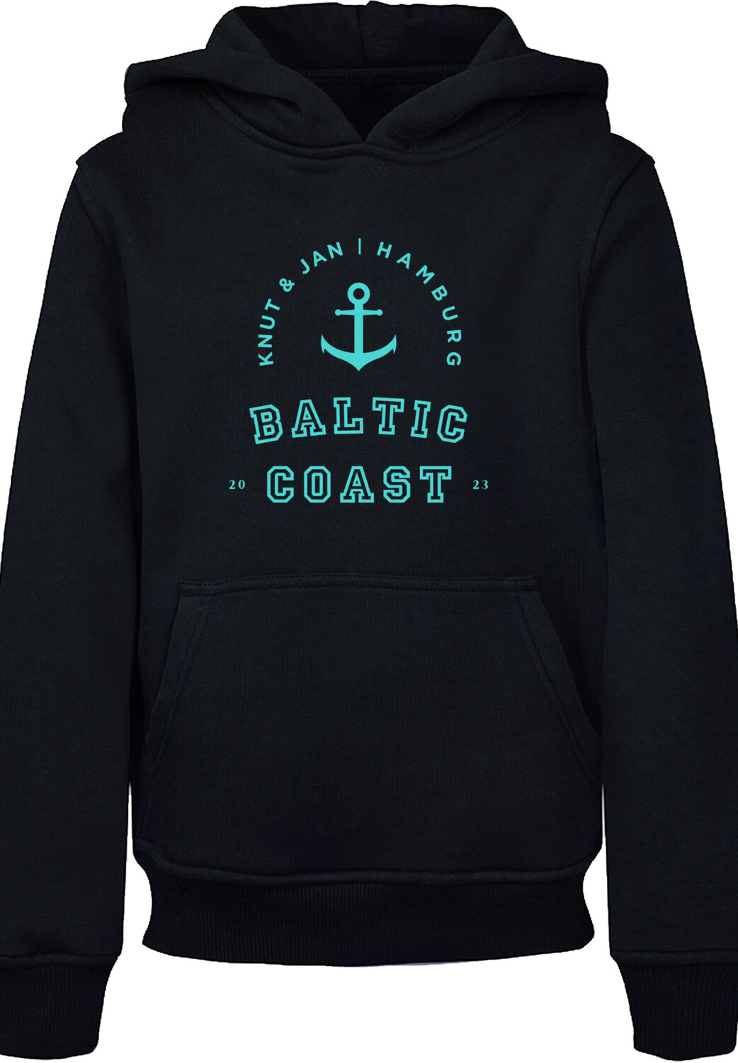 

Пуловер F4NT4STIC Hoodie Baltic Coast Knut & Jan Hamburg, черный