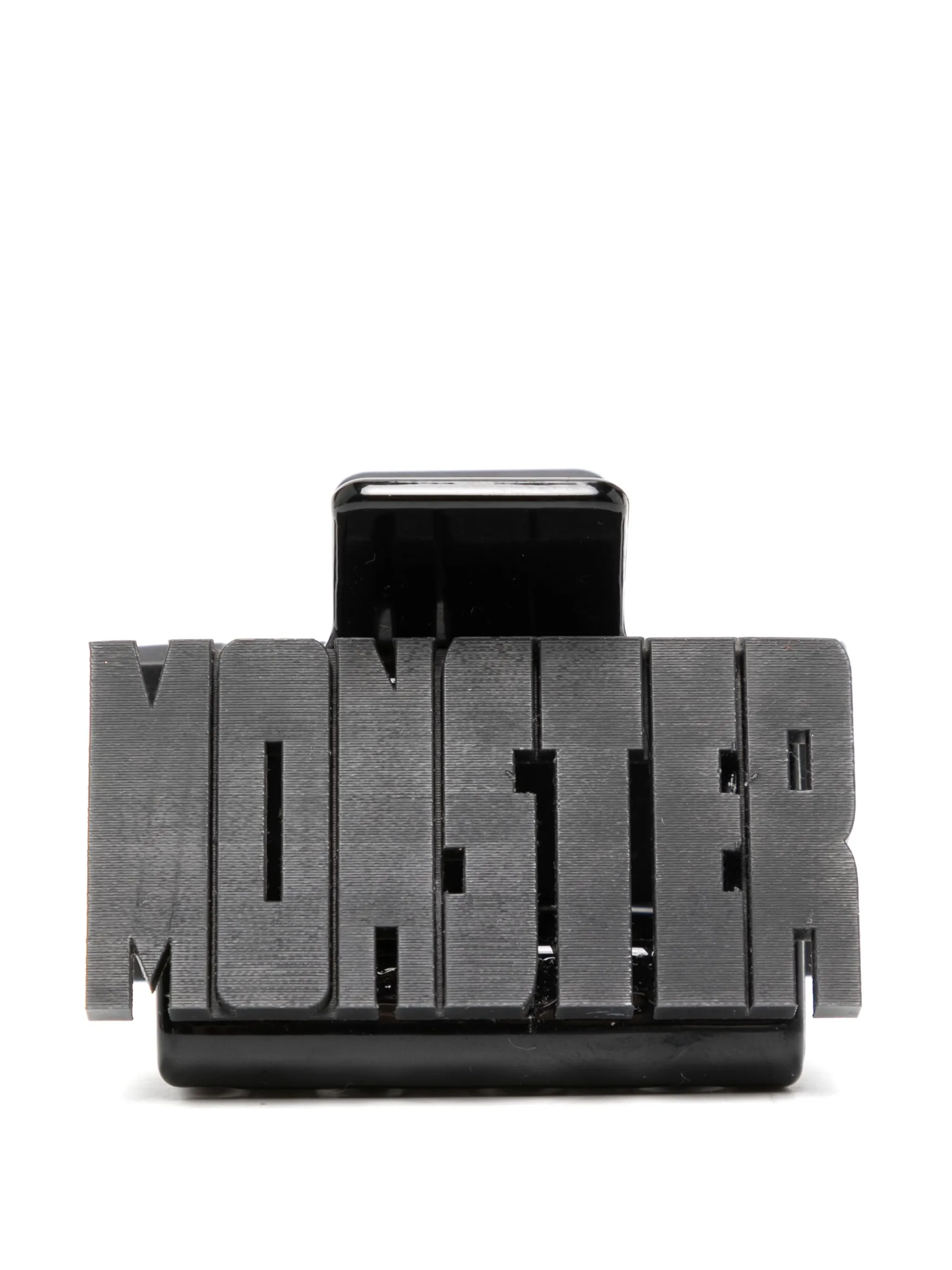 

Заколка для волос с надписью Natasha Zinko, черный