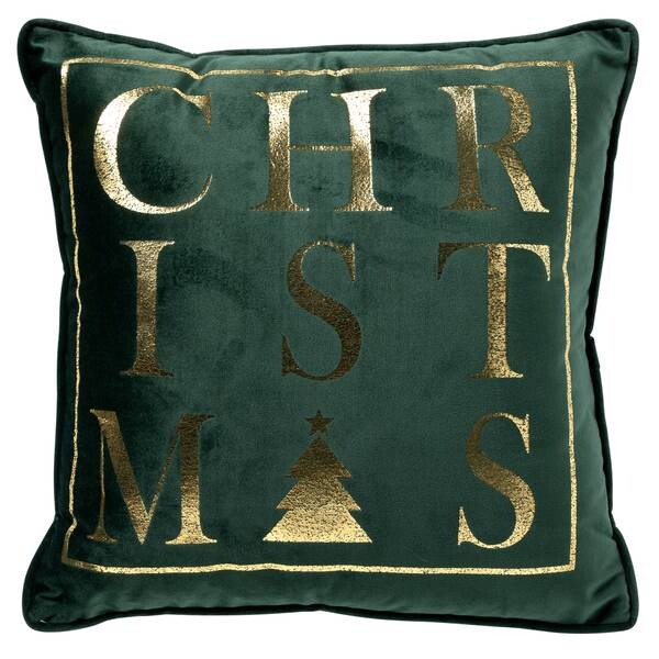 

Декоративная подушка Dutch Decor Christmas, 45x15x45 см, зеленый