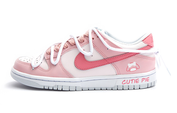 

Кроссовки Nike Dunk Skateboard Shoes Women's Low-Top Pink/White