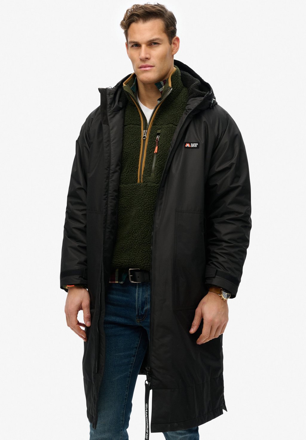 

Парка ROBE Superdry, черный