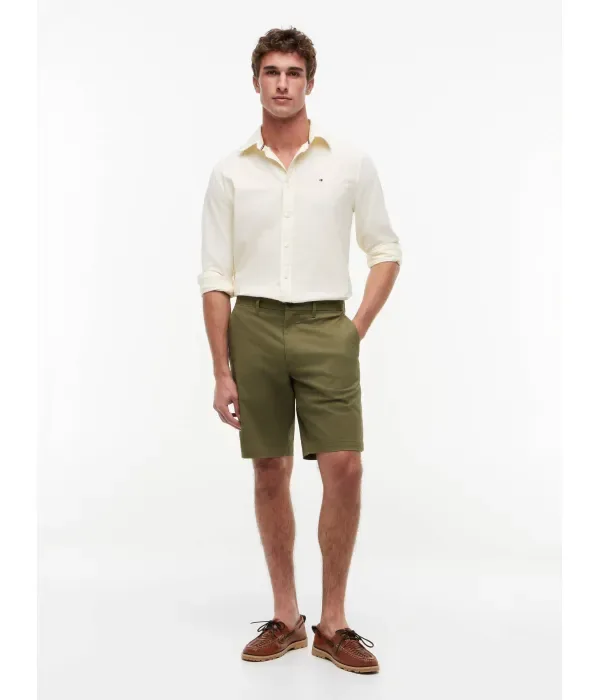 Шорты Дентон slim fit Tommy Hilfiger, хаки — фото 2