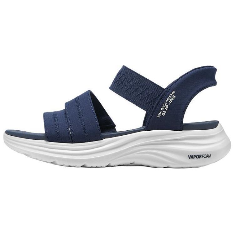 Пляжные сандалии Slip Ins женские, цвет морской волны Skechers, Marine Blue