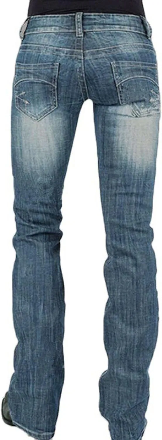 Джинсы с высокой талией, Slim Fit, Light Blue — фото 3