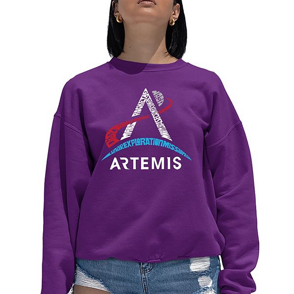 

Толстовка с принтом NASA Artemis La Pop Art, Purple, Фиолетовый, Толстовка с принтом NASA Artemis La Pop Art, Purple