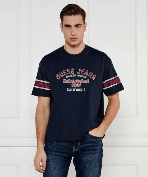 

Винтажная футболка Oversize fit Guess Jeans, синий