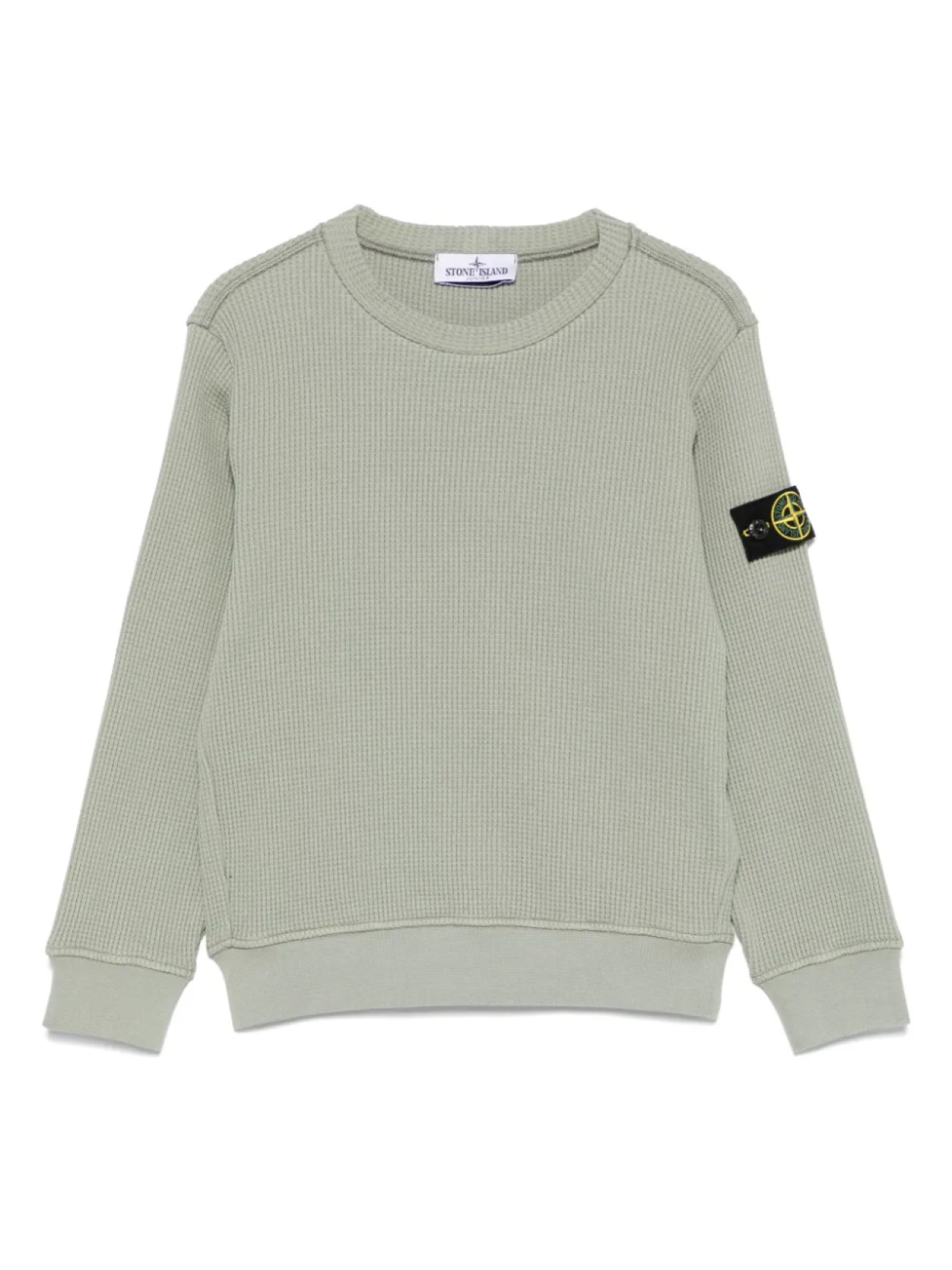 

Фактурный свитер Stone Island Junior, зеленый