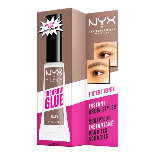 

Гель для бровей Brow Glue, придающий форму бровям NYX Professional Makeup, цвет 02 taupe blonde, 5 гр