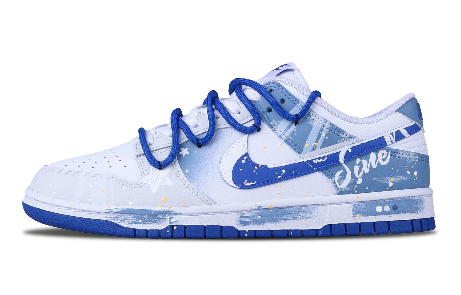 

Мужские кроссовки для скейтбординга Nike Dunk SB, Simple blue and white