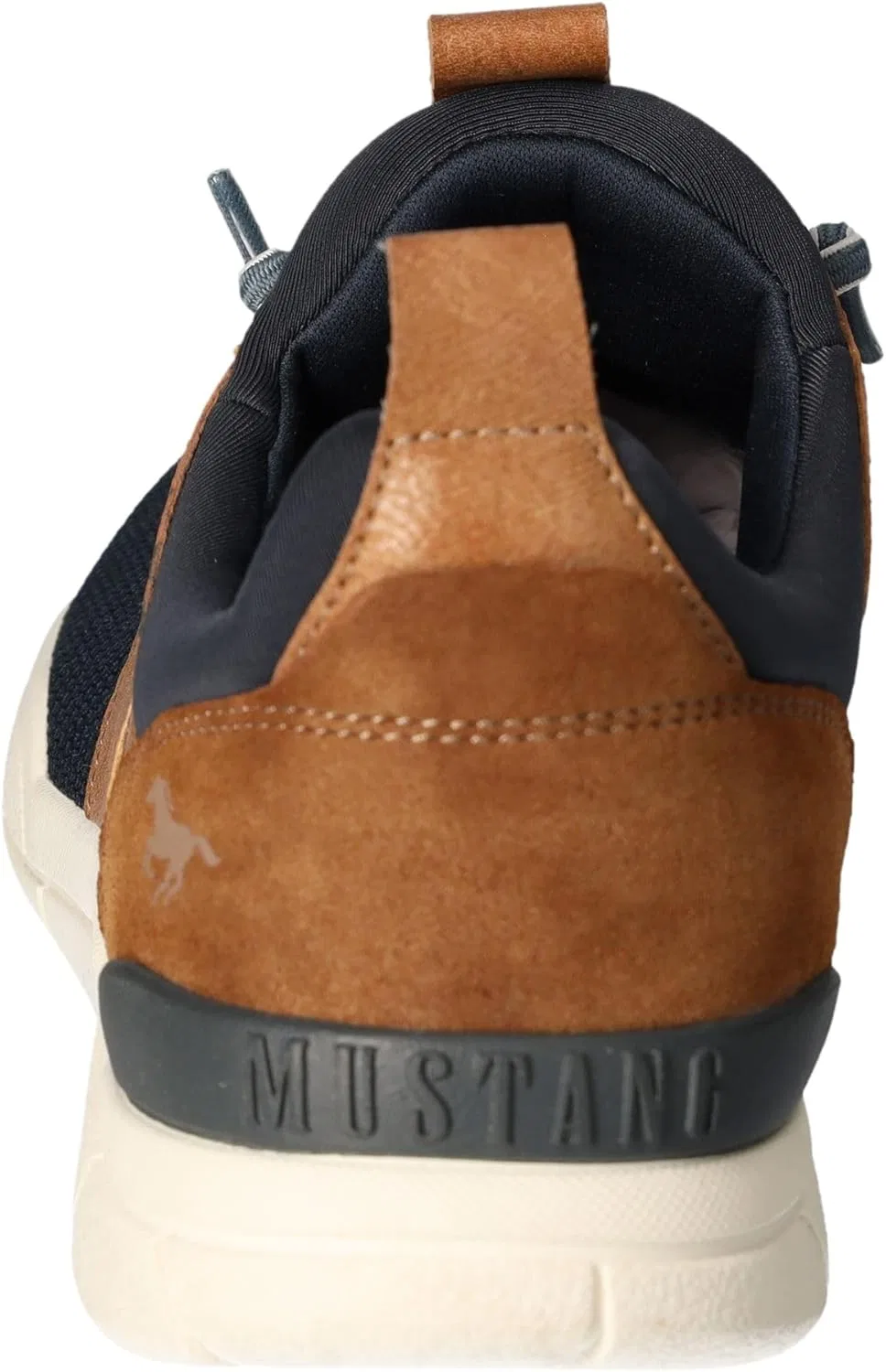 Кроссовки MUSTANG Herren Schnürhalbschuh in braun, Navy — фото 2
