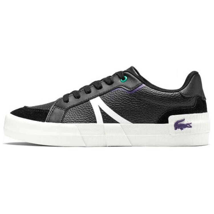 

Кроссовки LACOSTE Skateboarding Shoes Men Low-top Black, черный