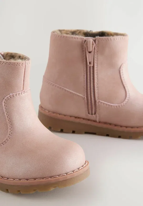 Ботинки с искусственной кожи Standard Next, Pink, розовый — фото 4