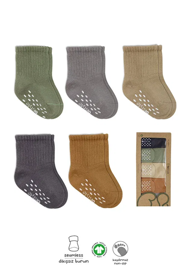 Детские носки для новорожденных хлопковые Basics Store, Multicolor