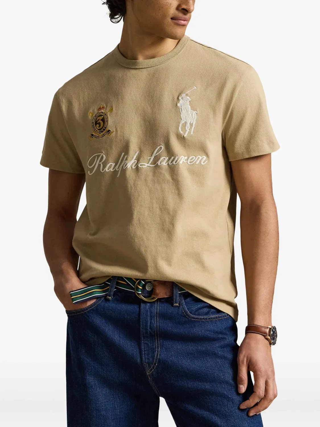 Polo Ralph Lauren Футболка Big Pony - Нейтральные — фото 2