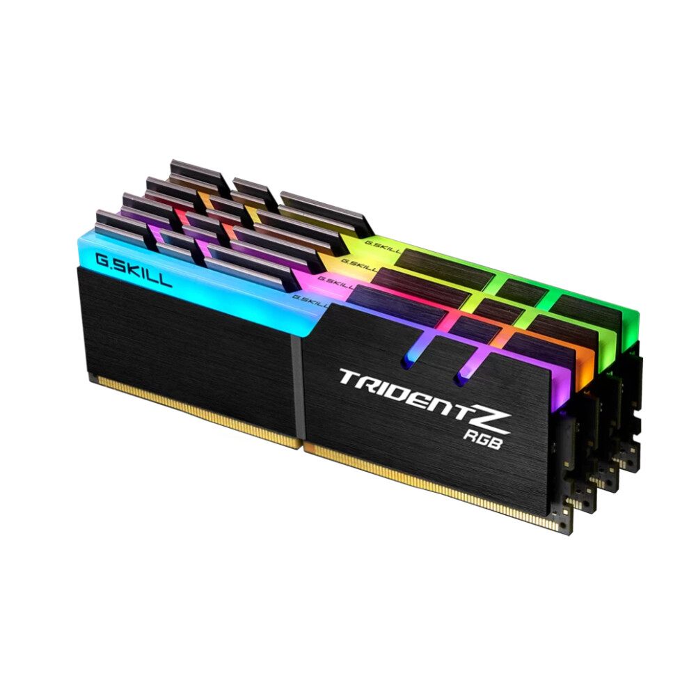 

Оперативная память G.SKILL Trident Z RGB, 32 Гб DDR4 (4x8 Гб), 4000 МГц, CL18, F4-4000C18Q-32GTZRB, черный