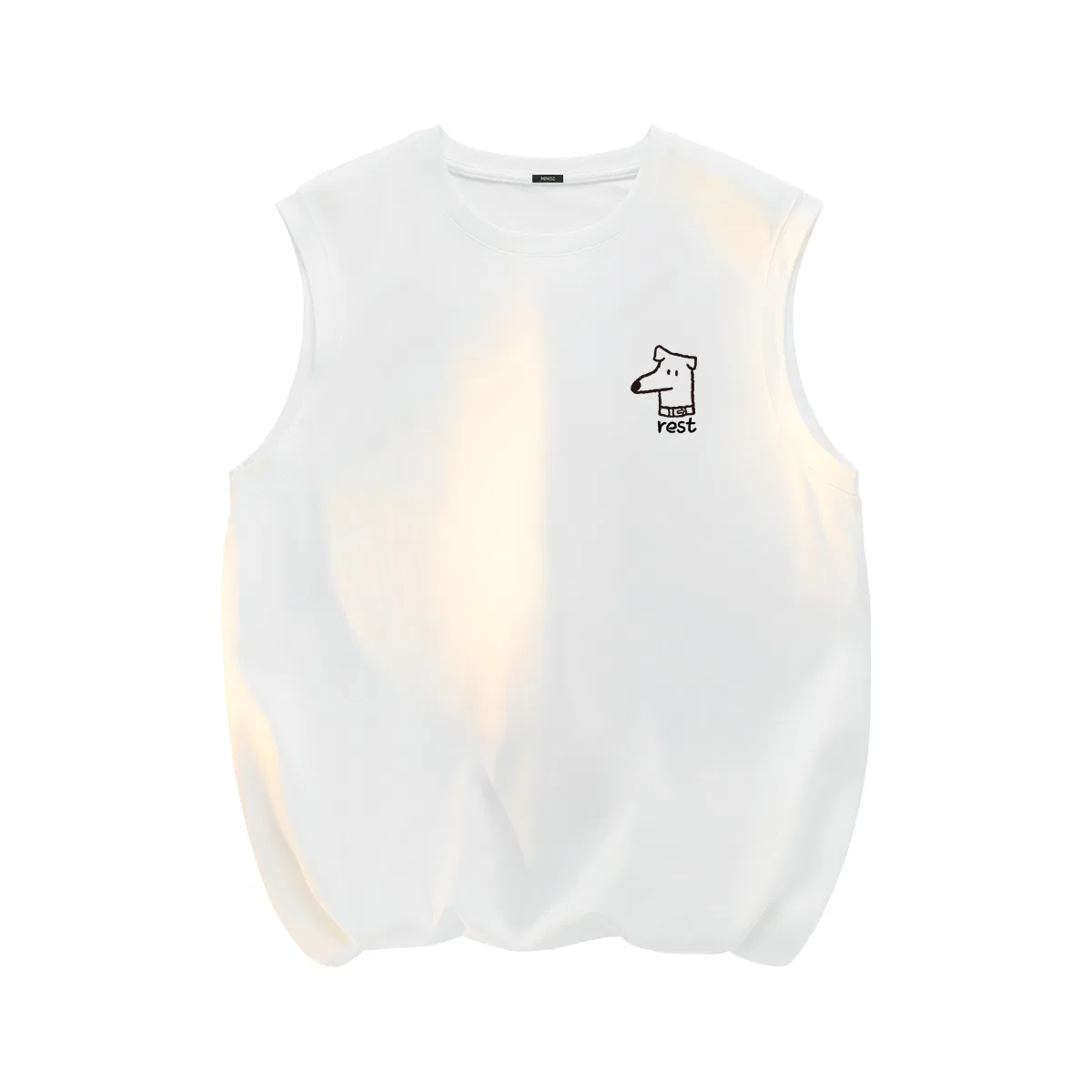 Детская майка хлопковая MINISO, White