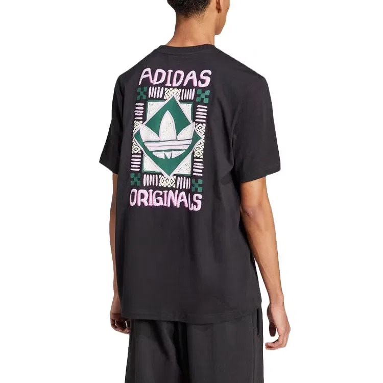 Футболка с принтом 80S Premium Graphic Adidas, черный — фото 3