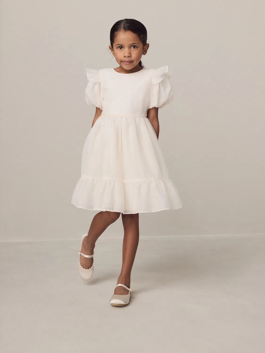 Платье подружки невесты с бантом на спине Laura Ashley Ivory — фото 2