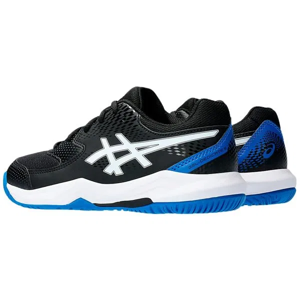 Детские кроссовки для мальчиков Gel Dedicated 8 GS ASICS, Black Tuna Blue — фото 2