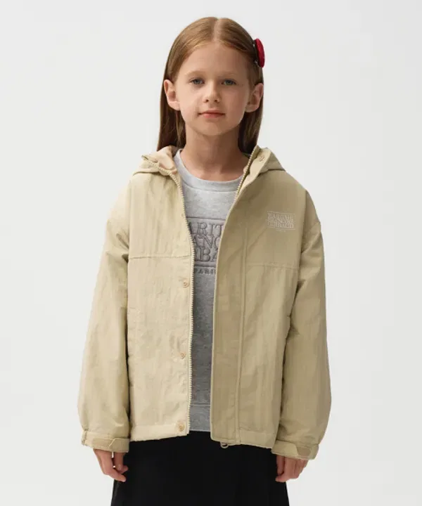 Ветровка Enfant solid windbreaker, Marithé Kids, бежевый — фото 2