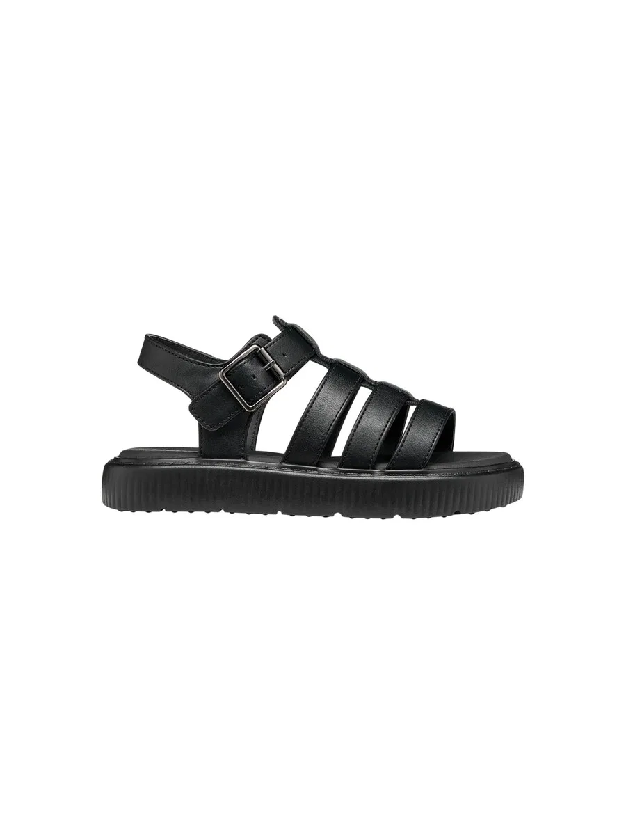 Сандалии GEOX 'Kindersandale mit Riemen «J» von Kodette' черного цвета — фото 2