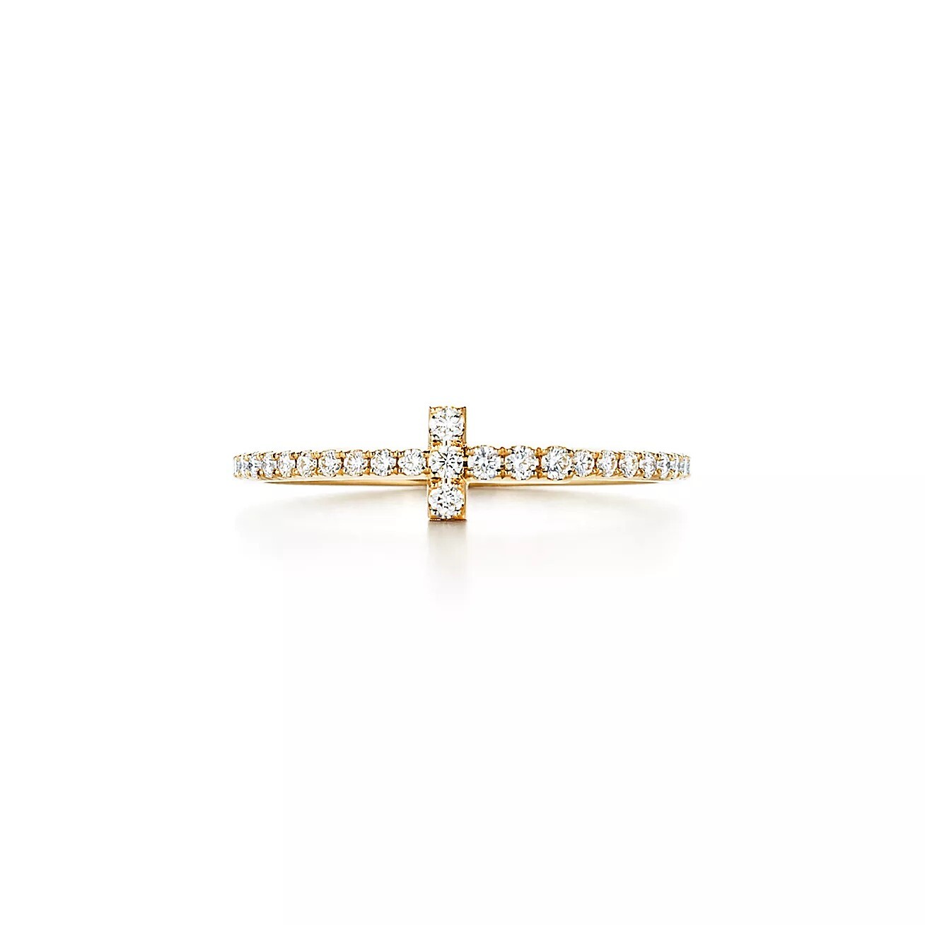 

Кольцо Tiffany & Co. Diamond Wire Band, золото