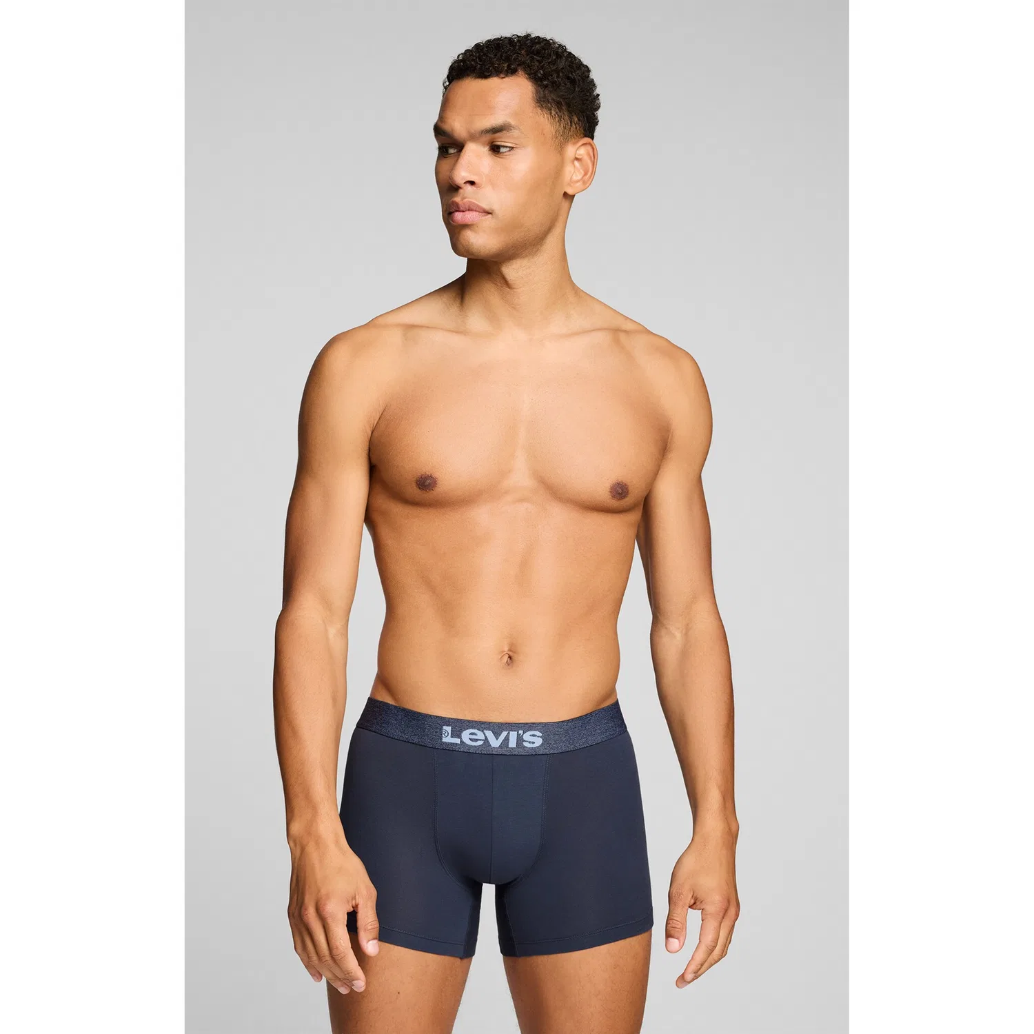 Мужские боксеры с двойным передним слоем Levi's, Mood Indigo — фото 3