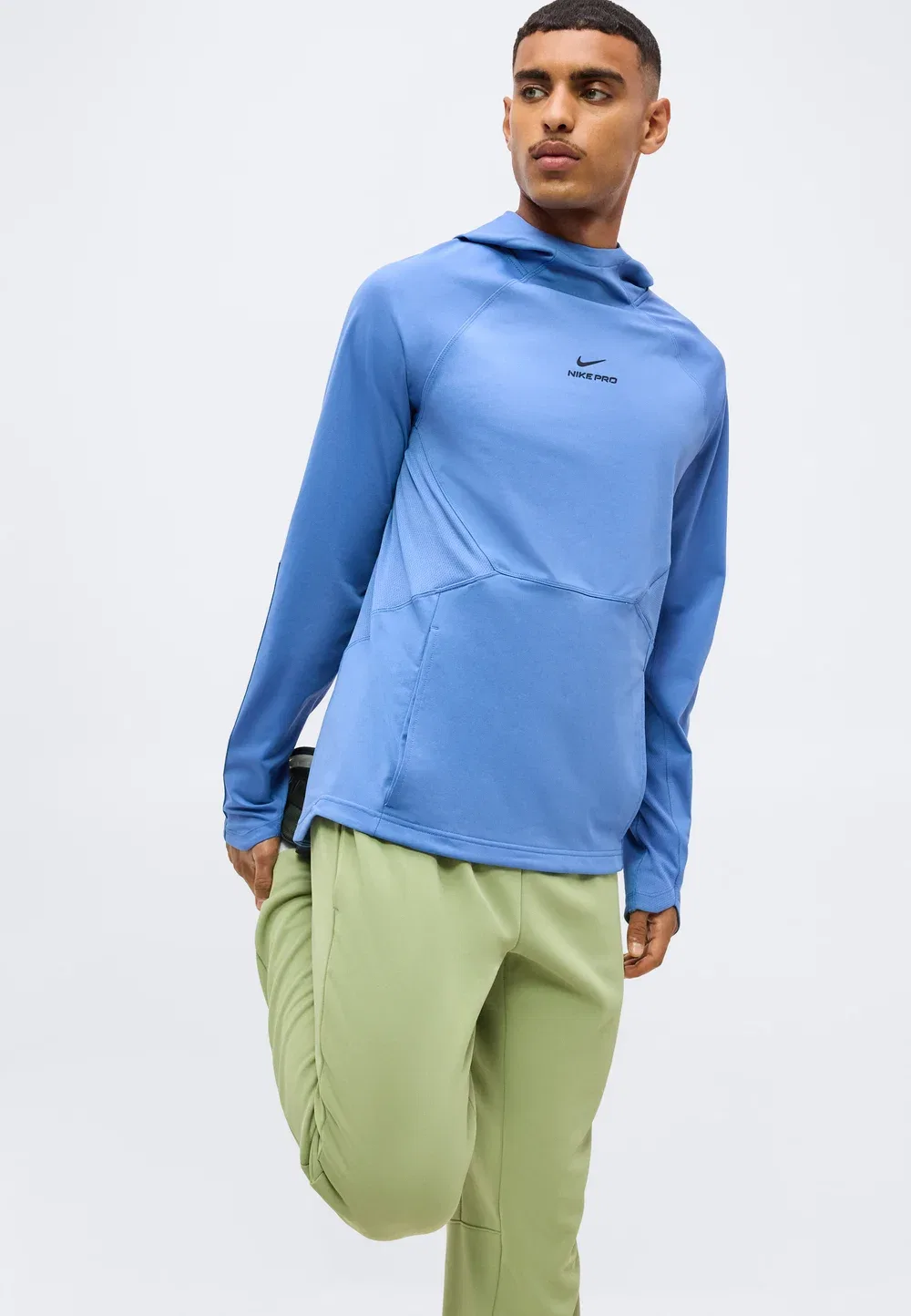 M np df npt средний слой верх - худи Nike Performance, Indigo Storm/Black — фото 4