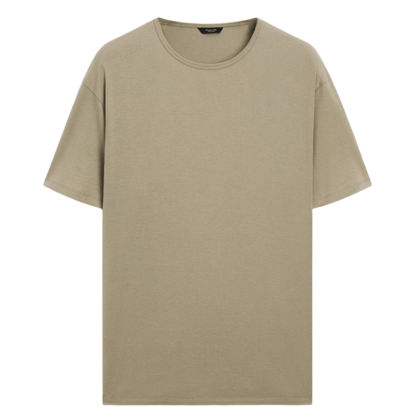 

Футболка Massimo Dutti Short Sleeve Cotton, светло-зеленый