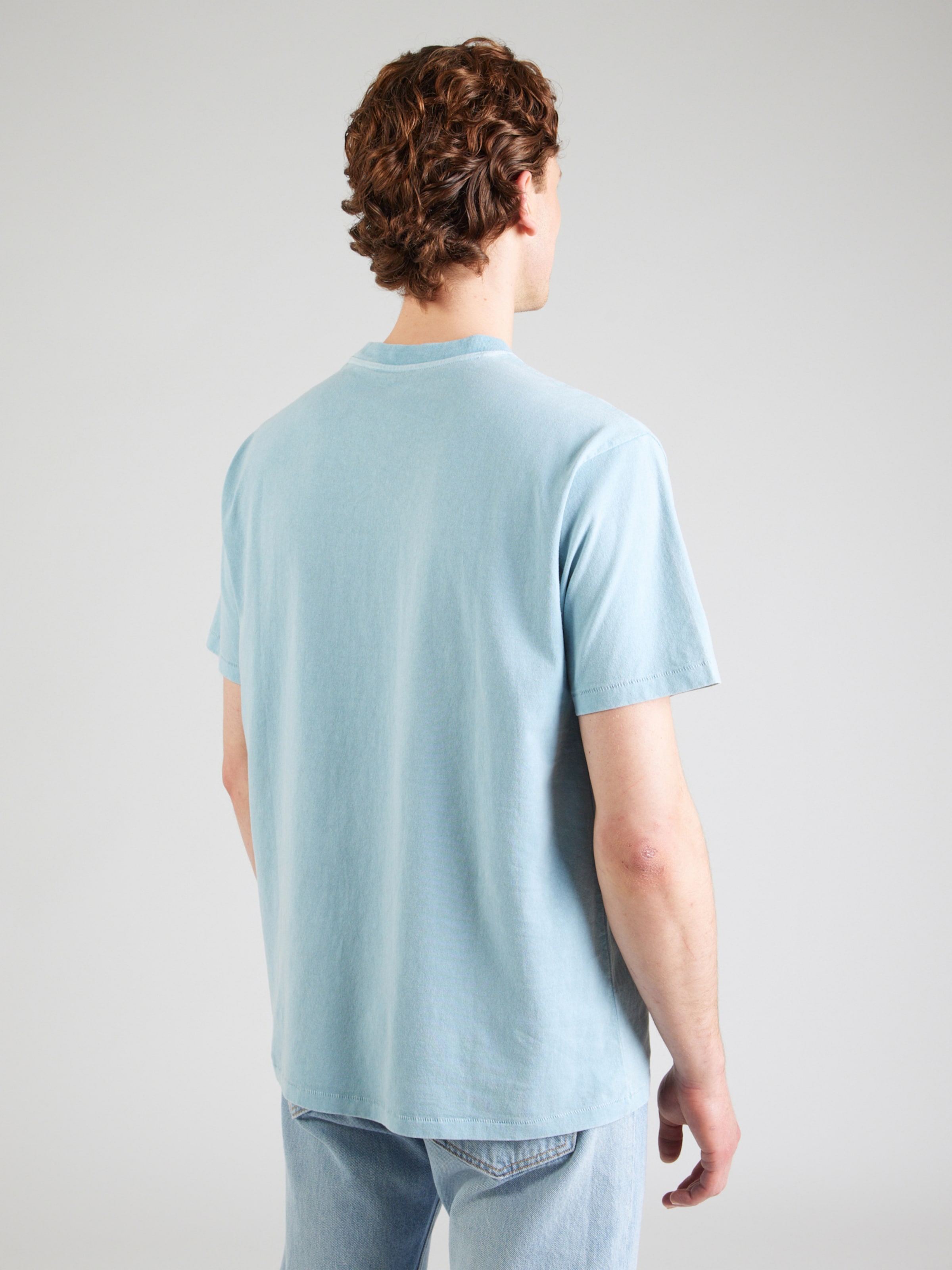LEVI'S  Футболка 'Red Tab Vintage Tee' в светло-голубом цвете — фото 4