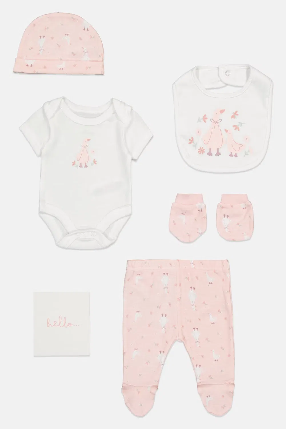 Комплект детской одежды из 5 предметов Rock-A-Bye Baby Boutique, разноцветный — фото 4