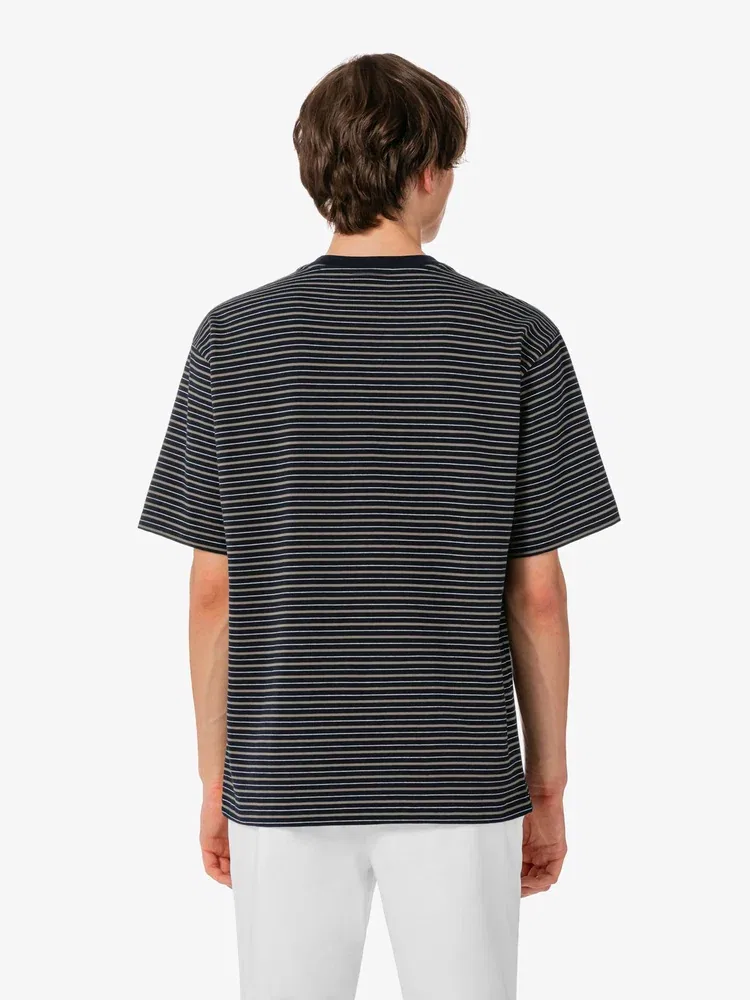 Футболка с полосками LACOSTE, Navy — фото 3