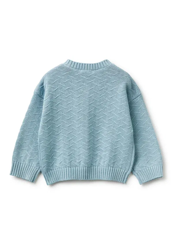 Кардиган United Colors Of Benetton, синий — фото 2