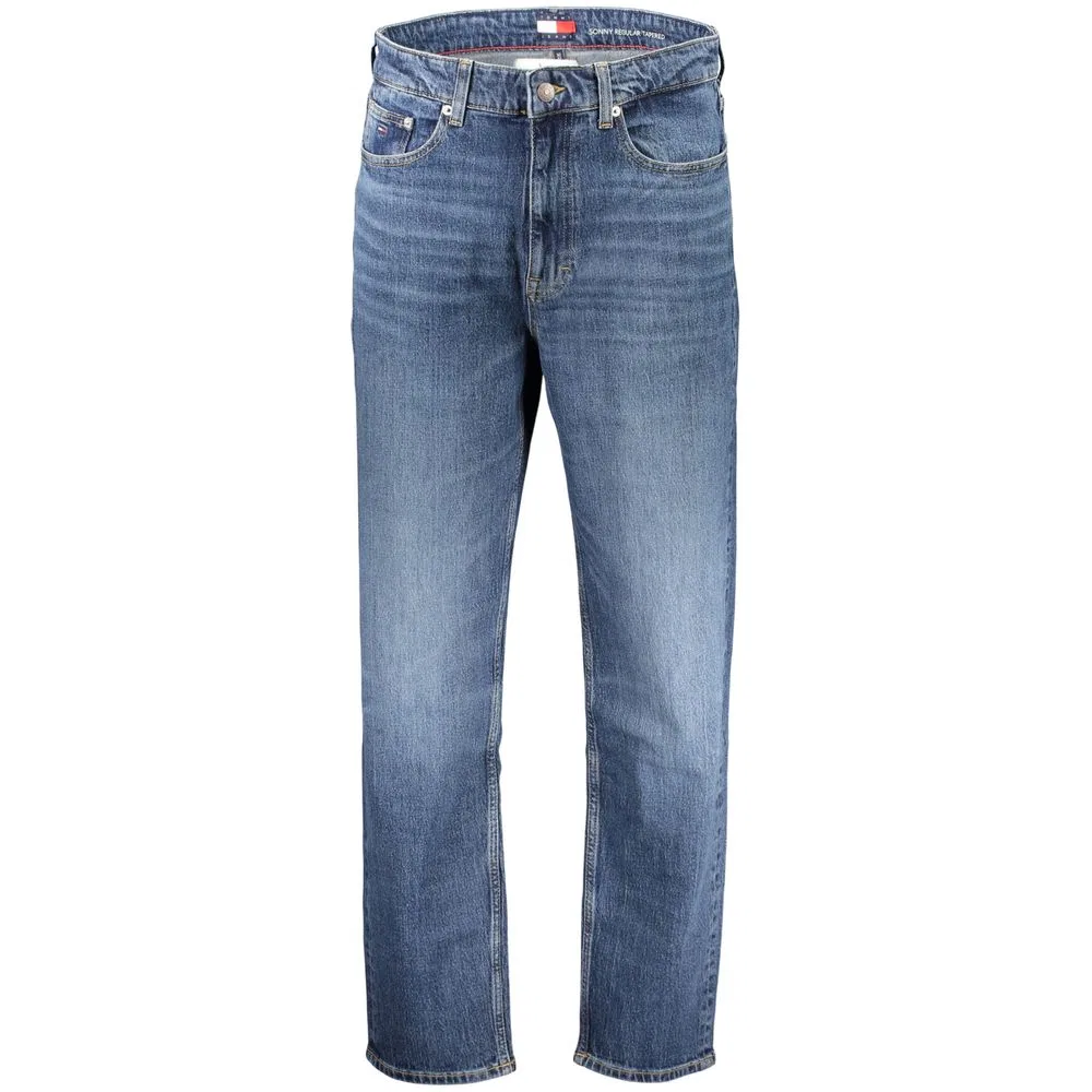 Мужские джинсы с эффектом потертости Regular Tapered Tommy Hilfiger, Blue