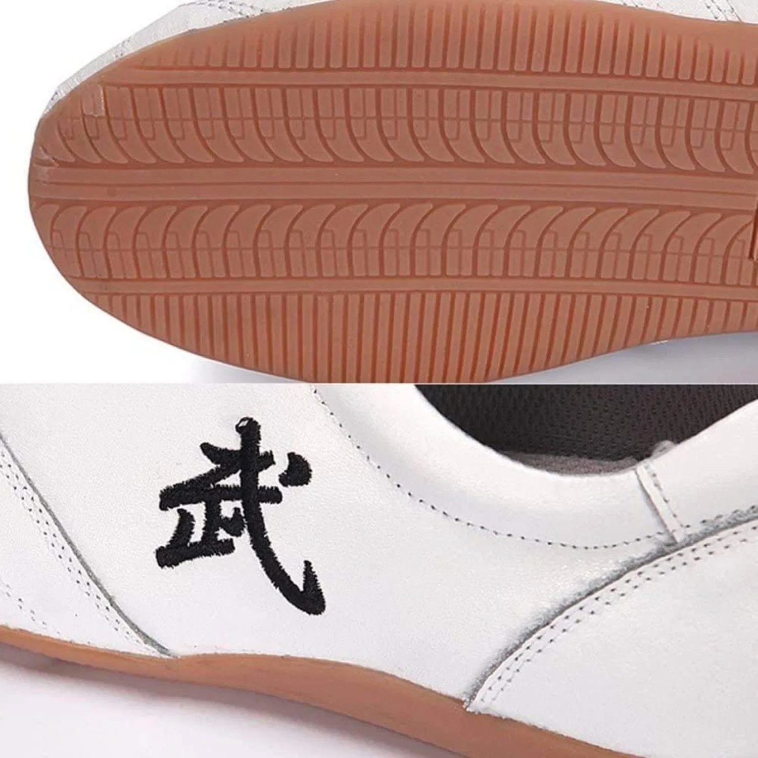Детские дышащие кроссовки для ушу ZKHD Tai Chi Kung Fu Taekwondo Shoes, White-39EU — фото 2